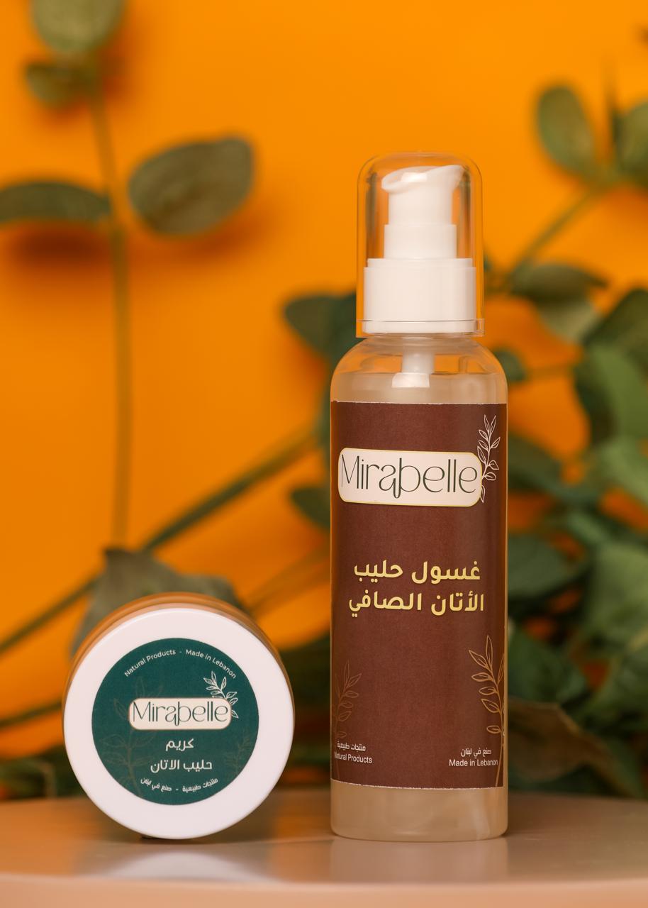 غسول حليب الأتان الصافي